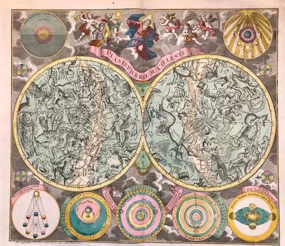 Seutter Matthaeus (1678-1757) Planisphaerium coeleste 1740 ca. Augsburg 